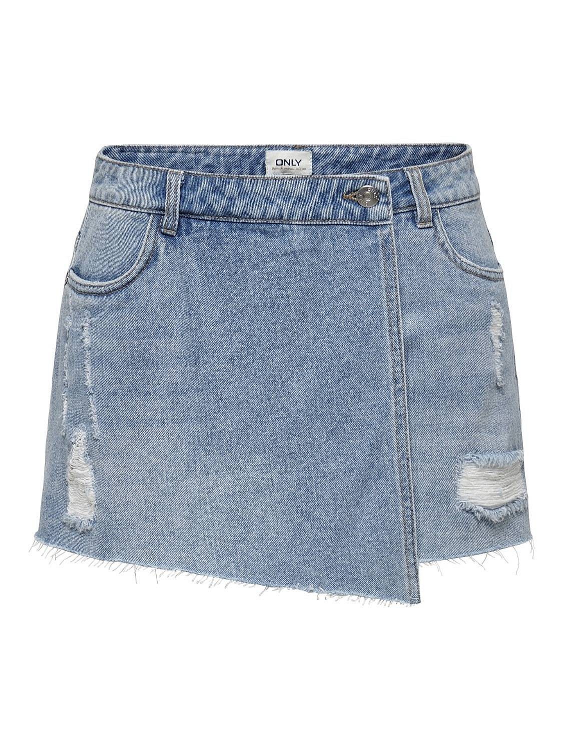 Only Texas Denim Skort Jeans - Taglia XL Abbigliamento Donna Gonne