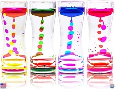 Super Z Outlet Liquid Motion Bubbler Fidget Toy - 4 Pack Colorful Sensory Toys