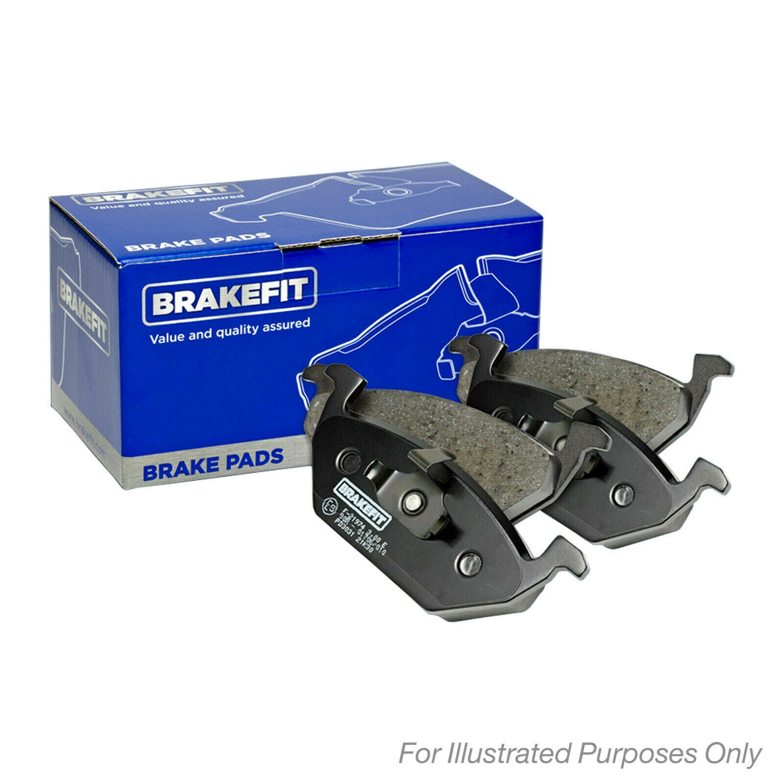 Genuine OE Quality Brakefit Rear Disc Brake Pads Set - PD3005