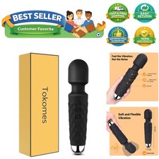 Luxury Mini Wand Massager - Rechargeable Waterproof Design for Whole Body Bliss