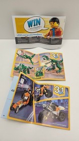 LEGO set #31062 Robo Explorer complete Creator 3 in 1 robot w light brick