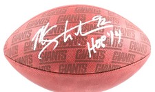 Michael Strahan Autographed Giants Showcase Duke Football HOF Beckett W Hologram