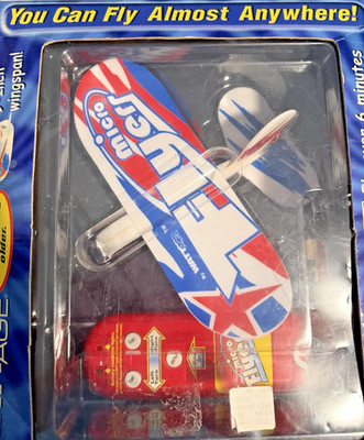 Wattage Micro Flyer RC Airplane 49MHz Complete In Box w/ Transmitter & Manual
