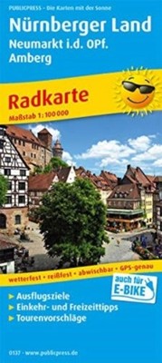 Nuremberg region, cycle map 1:100,000 SHEET MAP FOLDED 9783747301371