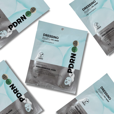 VT COSMETICS PDRN Hydrogel Mask 35g x 1pcs Intensive Nourishing & Rejuvenating