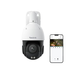 Reolink Caméra PoE 4K 360° à suivi automatique avec zoom optique 5X RLC-823S1
