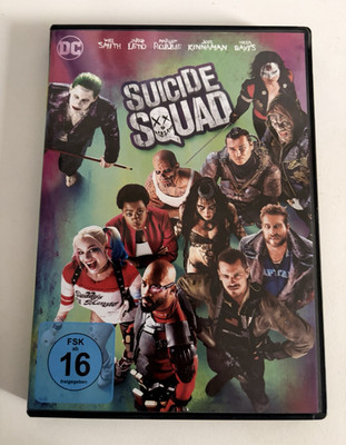 Suicide Squad DVD FSK 16 DC Film mit Will Smith, Margot Robbie, Jared Leto