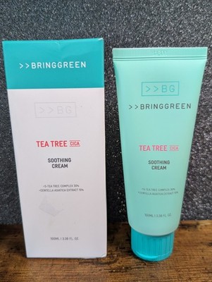 BringGreen Tea Tree Cica Soothing Cream 5 Tea Tree Complex & Cica Asiatica 3.3oz