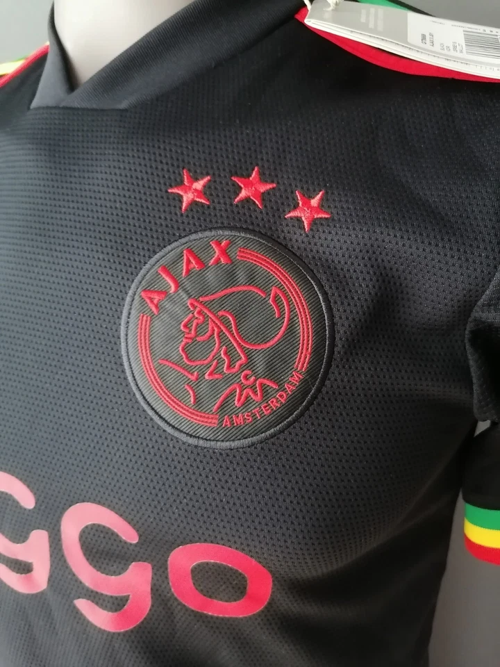 ⚽Ajax⚽ 🇬🇳 Amsterdam Trikot S Saison 2020 Bob Marley Adidas Sondertrikot  - Bild 3 von 4