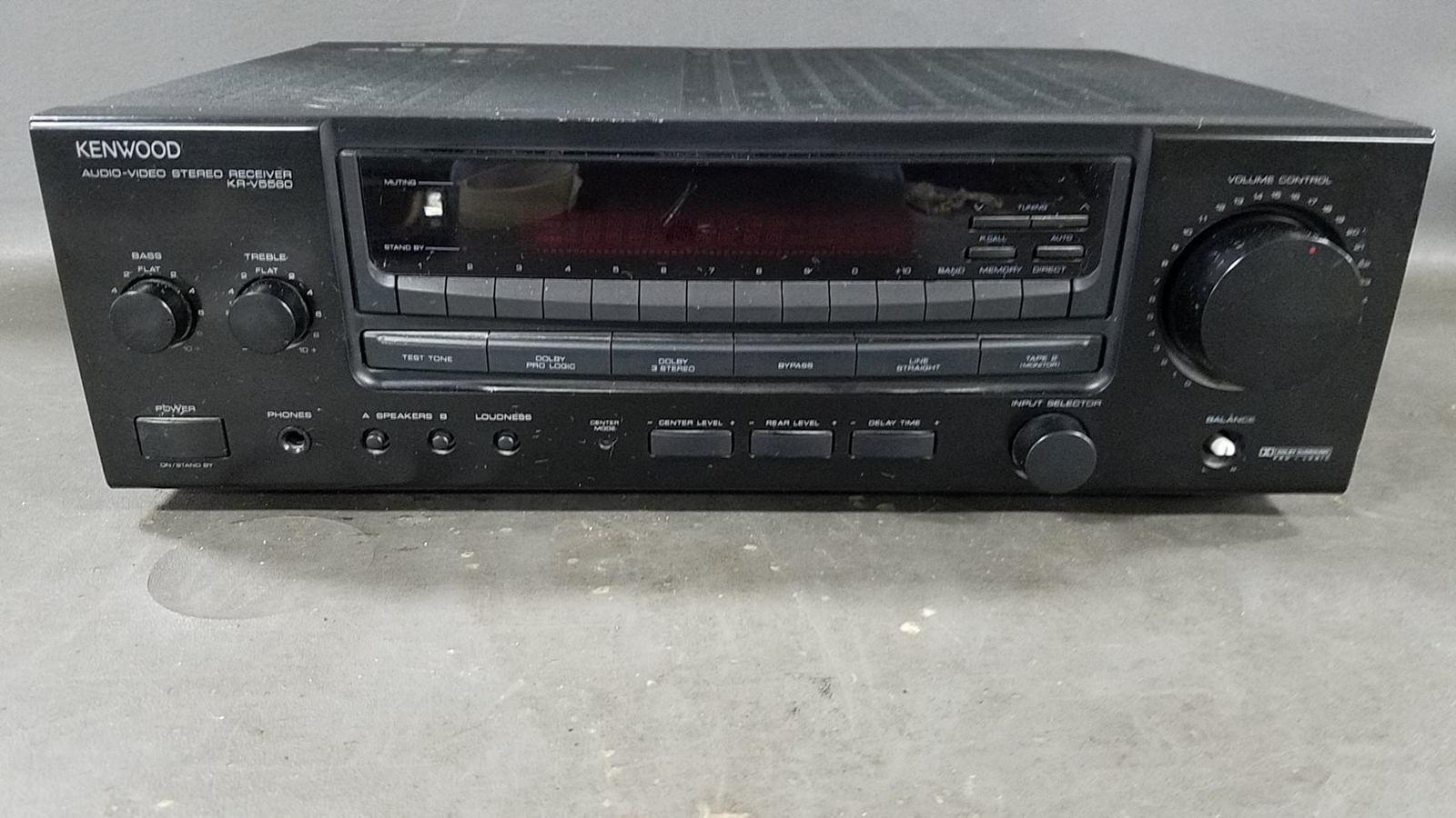 Kenwood KRV5560 Black AM/FM Dolby Pro Logic 200W Audio Video Stereo