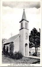 1940'S. ST. ANTHONY OF PADUA CHAPEL. FESTINA, IOWA. POSTCARD PL24