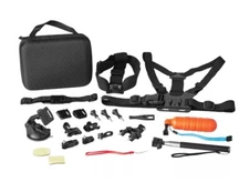 Onn Action Camera Accessory Kit Bundle 22 PC New Damaged Box GoPro Accessories
