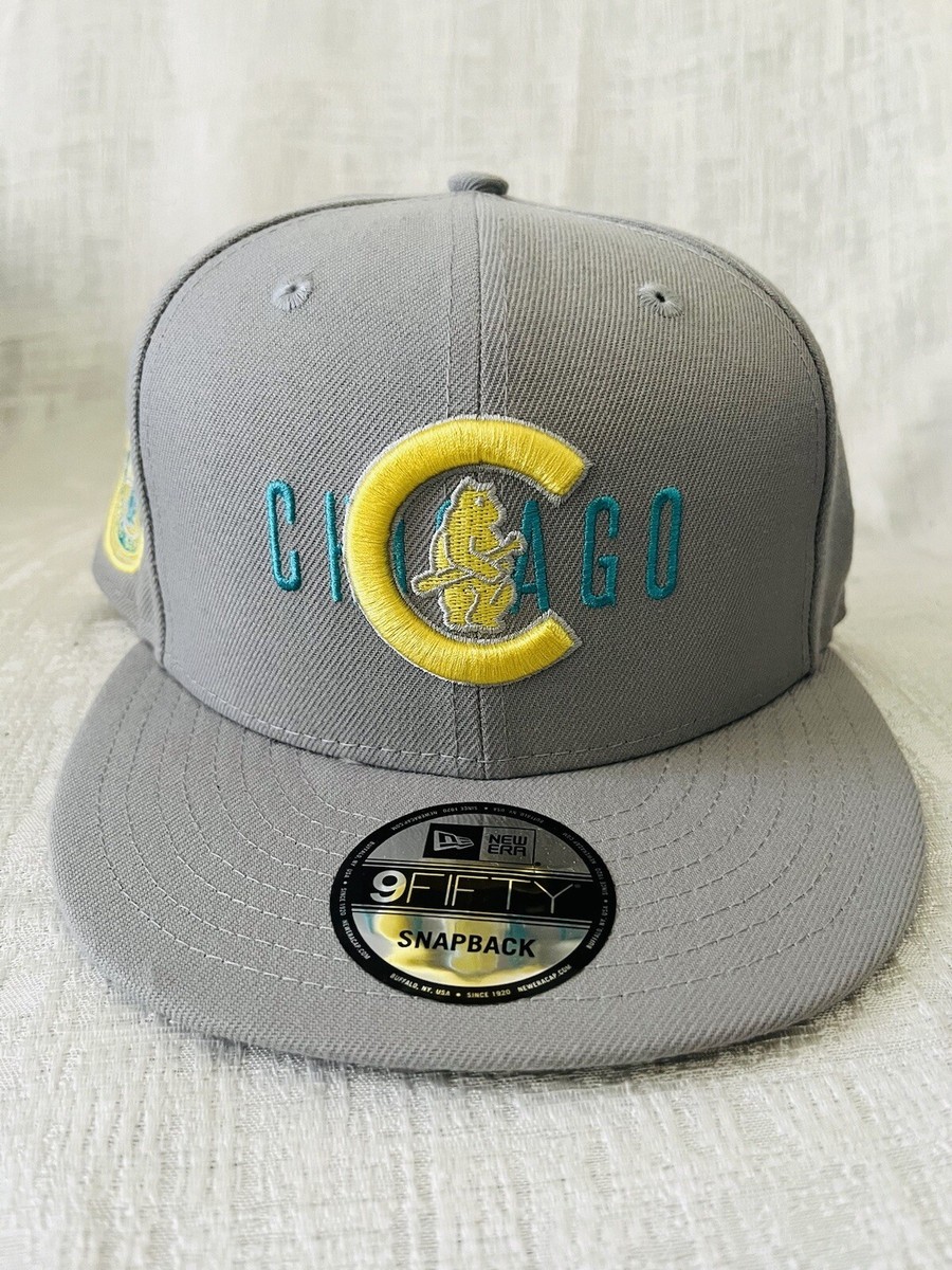 New Era MLB Chicago Cubs 9FIFTY A-Frame Chrome Logo Snapback Hat