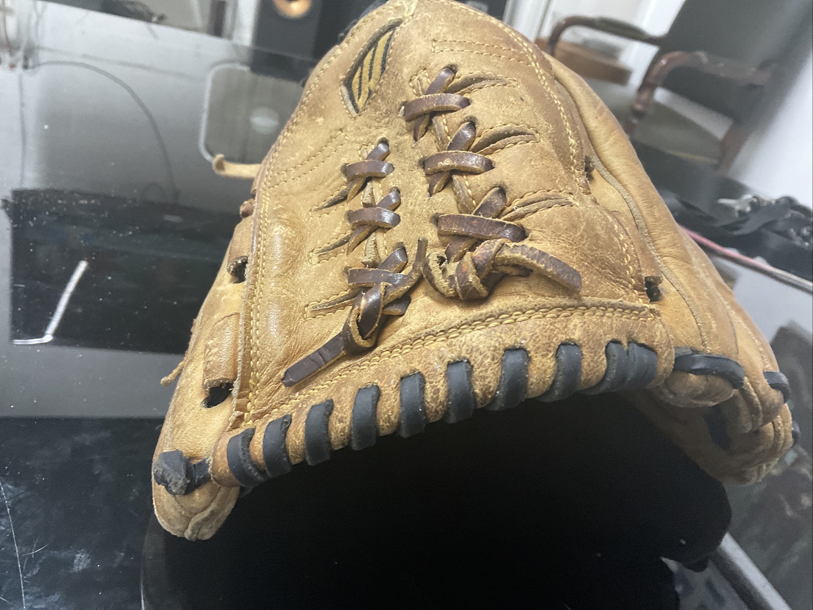 🍀 RARE! Mizuno World Win V MWV110 Vintage Baseball Glove MADE IN JAPAN