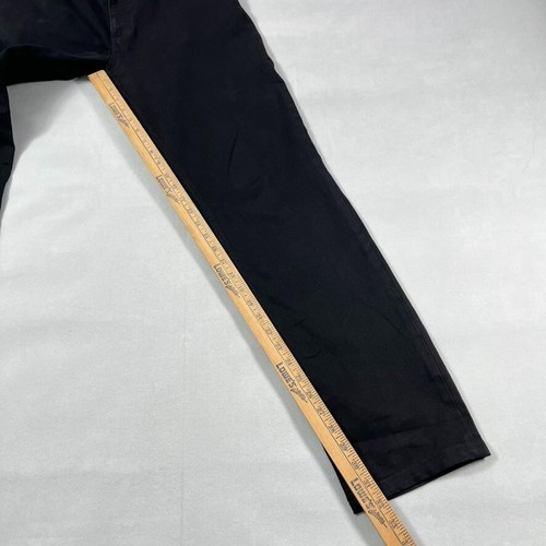 Alberto Black Jeans Men 34x32 Regular Fit PIPE Denim Super Stretch Dual FX T400 - Picture 18 of 20