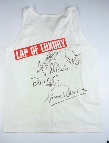 1988 CHEAP TRICK autographed concert tank-top — pristine - Picture 2 of 6