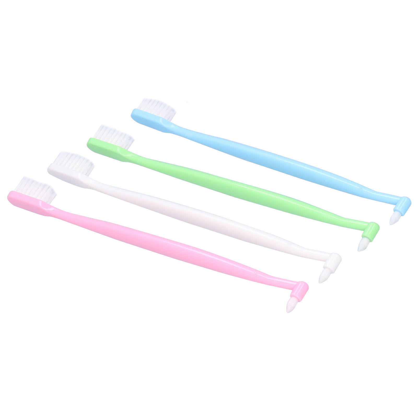 4PCS Orthodontic Toothbrush DoubleEnded Interspace Toothbrush for Braces