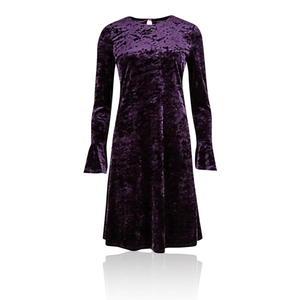 m and s velvet dress