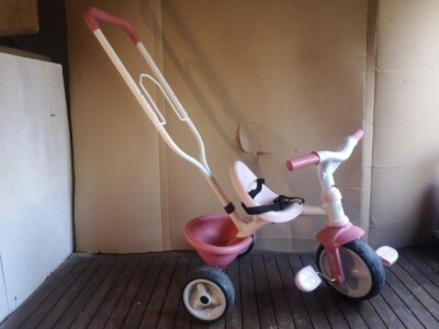 Smoby Be Move Kinderdreirad Schubstange Sicherheitsgurt Metallrahmen Rosa Top! 