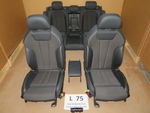 Audi A4 8W B9 S-Line Lederausstattung Sitze Leder Sport Ausstattung 4 x Sitzheiz