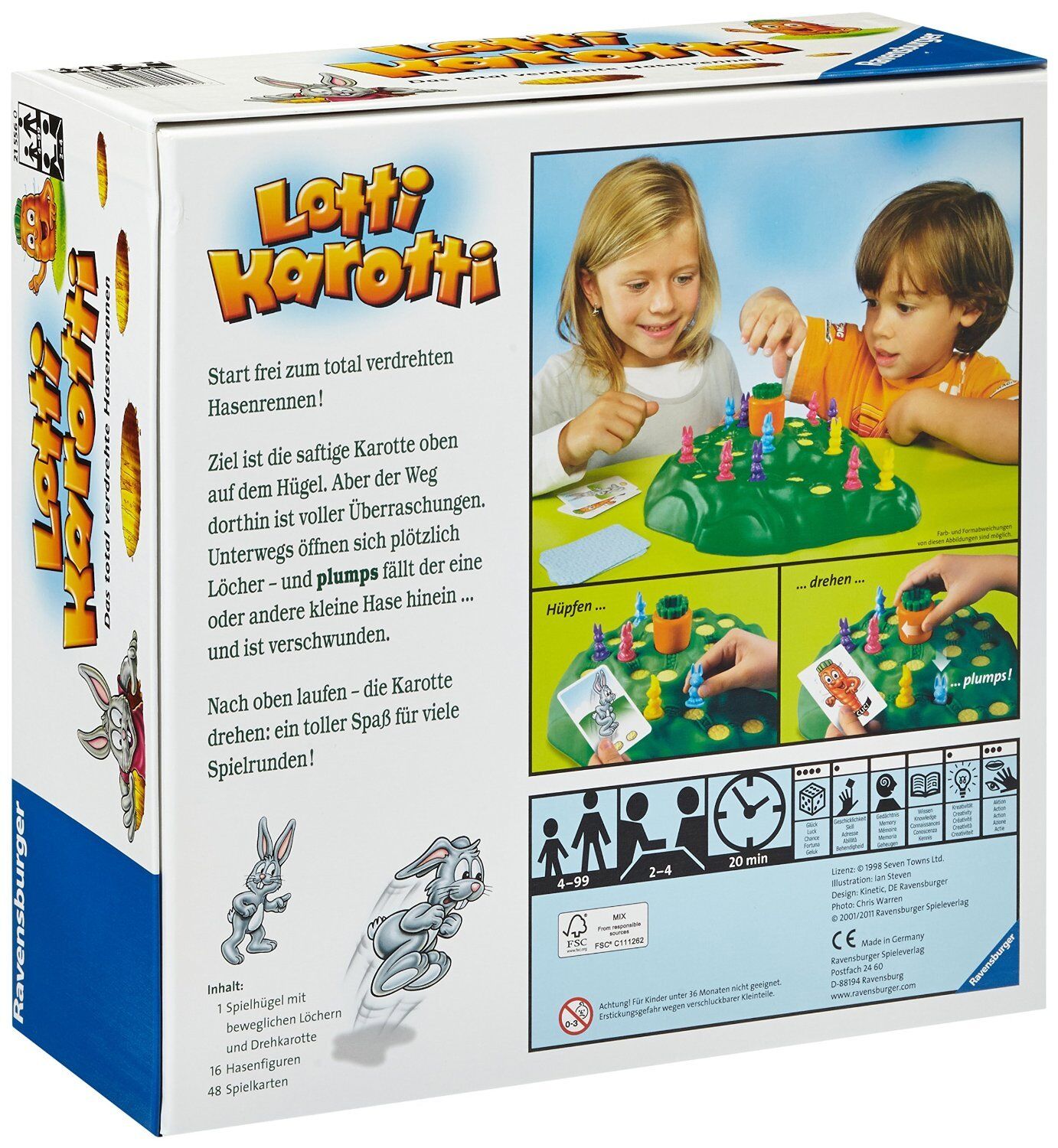 Thumbnail - Ravensburger 21556 Lotti Karotti - Kinderspiel Neu Ovp