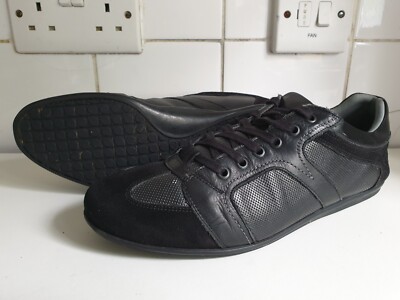 INCI FATIH DESIGNER UK 6,5 EU 40 HERREN SCHWARZ FREIZEIT WILD LEDER SNEAKER SCHUHE