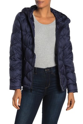 michael kors true navy coat