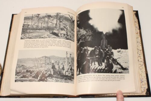 THE WAR AGAINST JAPAN Pictorial Record, HC ©1952 G.P.O. Quarter Leather GOOD - Picture 19 of 22