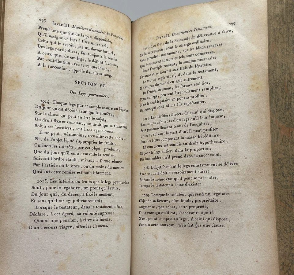 ✒EO RARE CODE NAPOLEON Benoît Michel DECOMBEROUSSE Code Nap mis en vers 1811 - Photo 3/3