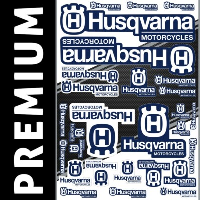 #ad Husqvarna KIT Decals Stickers Sponsors Car Bike Motorcycle Motocross MX ATV $14.99