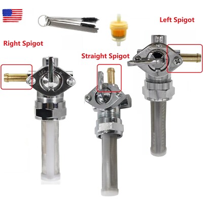 Petcock Fuel Valve 22mm 62167-81 62163-75 For Harley Davidson