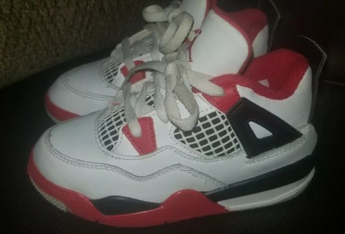 Nike Air Jordan 4 Retro OG TD 'Fire Red' 2020 BQ7670-160 Little Kids Size  9C | eBay
