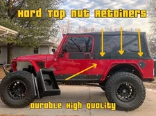 SET OF 8 HARD TOP FASTENER  1997-2006 JEEP WRANGLER  TJ SQUARE BLOCK NUT CLIP