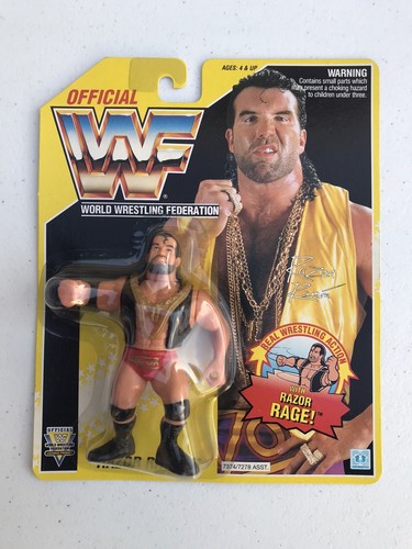 WWF RAZOR RAMON HASRBO SERIES 7 USA CARD WRESTLING...