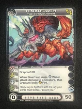 Chaotic 2 Max EP Ginar'rash The Extinguisher 34/100 FAS 1st Ed Pre-Release NM/LP