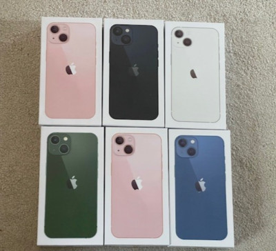 iPhone 13 128GB Entsperrt Verschiedene Farben Brandneu 100% Batteriezustand Versiegelt