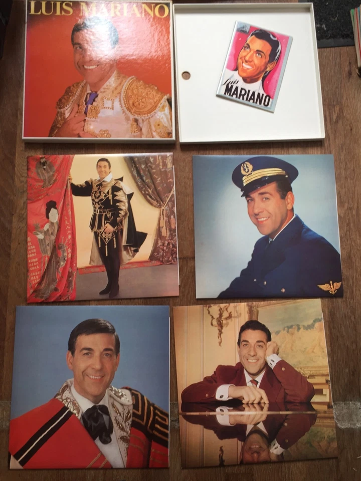 DISQUE VINYLE 33 TOURS COFFRET 4 ALBUMS LUIS MARIANO - Photo 1/2