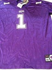 CLASSIC XFL ORIGINAL  CHAMPION RETRO  #1 JERSEYS BIRMINGHAM THUNDERBOLTS