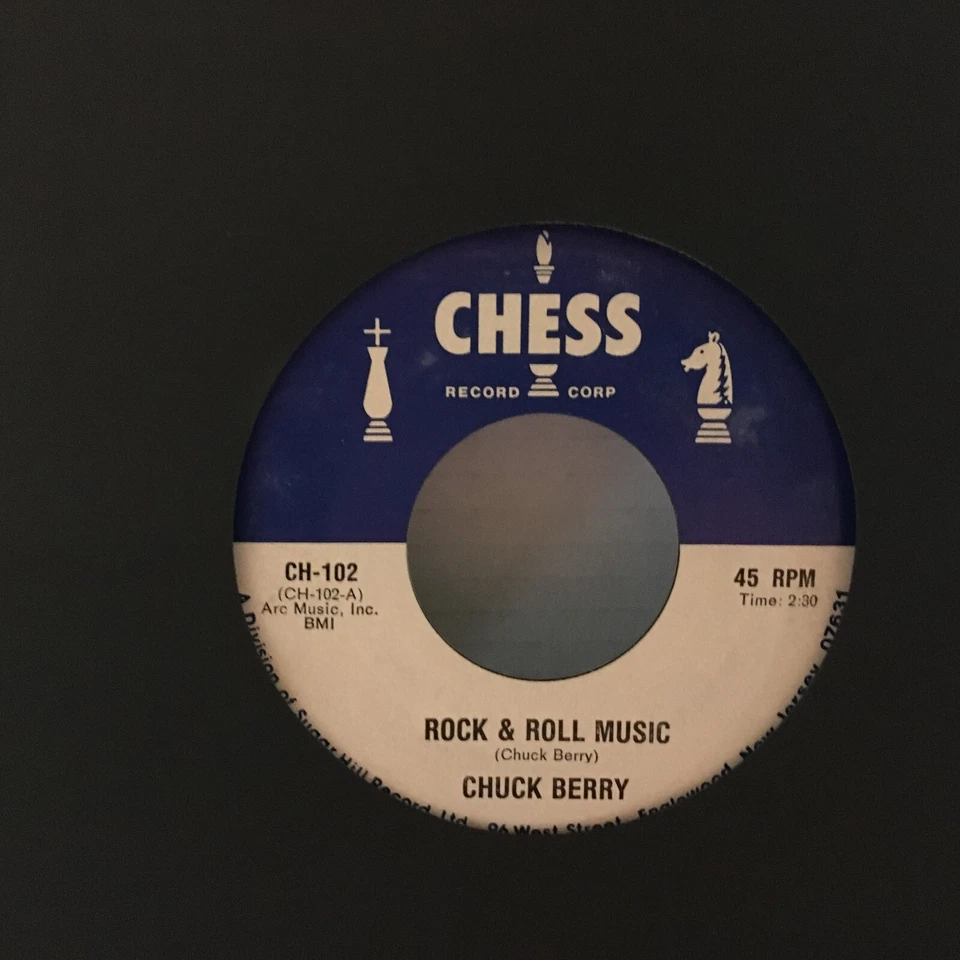 CHUCK BERRY 45 SINGLE, BACK IN THE USA / ROCK & ROLL MUSIC - Image 2 of 2