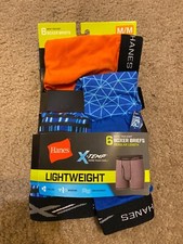 Hanes Boys Lightweight X-Temp Tagless 4 Pack Boxer Briefs Size M 10-12 damaged