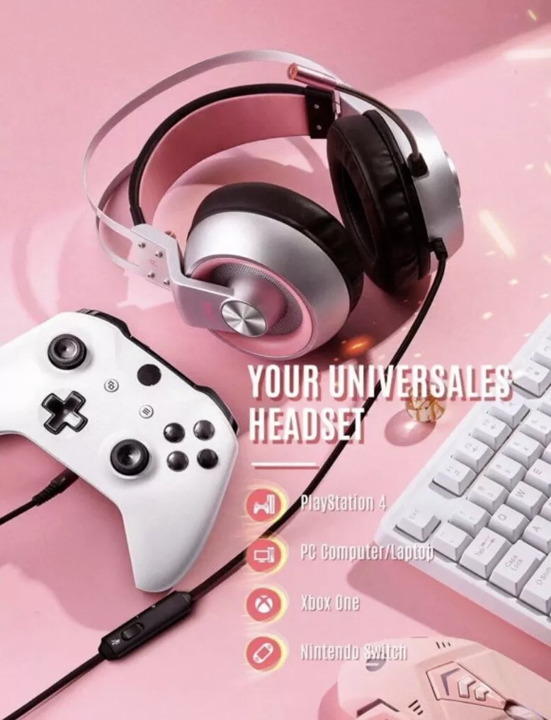 Pink headset 2024 for xbox one