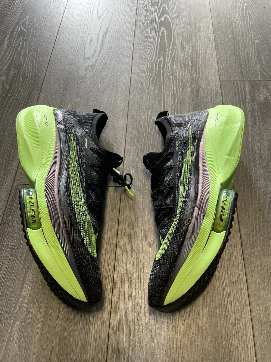 NEW Nike Air Zoom Alphafly Next% Black Lime Blast CI9925-400 Men's NEW Nike Air Zoom Alphafly Next% Black Lime Blast CI9925-400 Men's