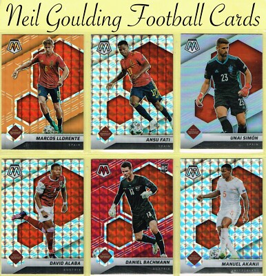 Panini Mosaic 2021-22   Road to World Cup 2022 - Parallel   Football Cards