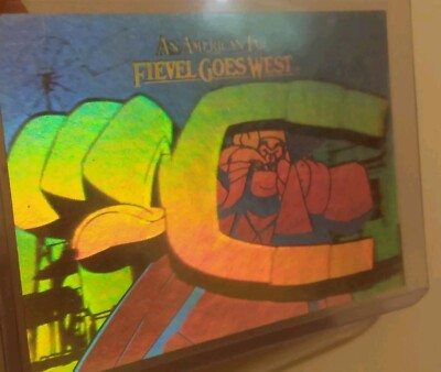 Fievel Goes West Holo 1991 Impel An American Tail H-4 The Paw Fight NM Card