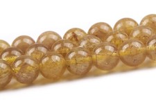 Genuine Natural Yellow Brown Apatite Beads Grade AAA Round Loose Beads 6/7/9MM