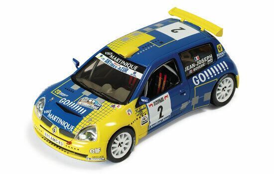 1/43 IXO RAM155 Renault Clio S1600 2004 Antibes Rally #2 Jean-Joseph & Boyere