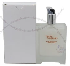 Terre D'hermes by Hermes for Men Aftershave Balm 3.4/3.3 OZ New Same as picture