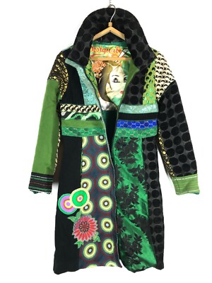 desigual green jacket