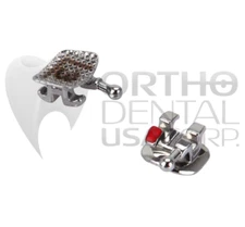 case Orthodontics Brackets LASER mark Mesh Base Roth or MBT H 3,4,5 USA seller 