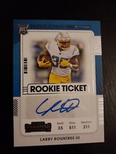 LARRY ROUNTREE III 2021 PANINI CONTENDERS VARIATION ROOKIE TICKET AUTO CHARGERS